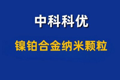 镍铂合金纳米颗粒的优势。